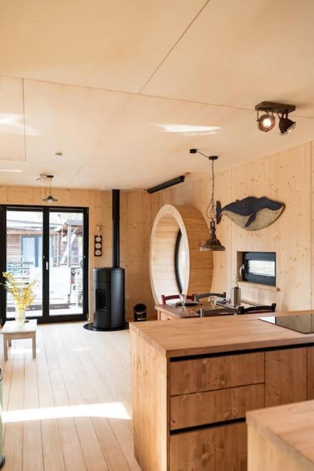 Bådhotel Hausboot Diva Mit Kamin - Winter Auf Der Dove Elbe *